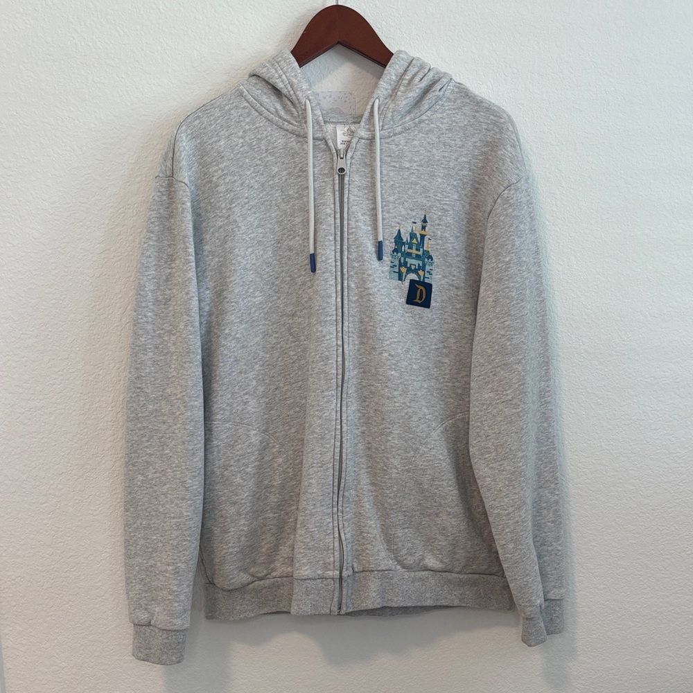 Disneyland Icons Pullover Grey Men's Hoodie M - Picture 2 of 12